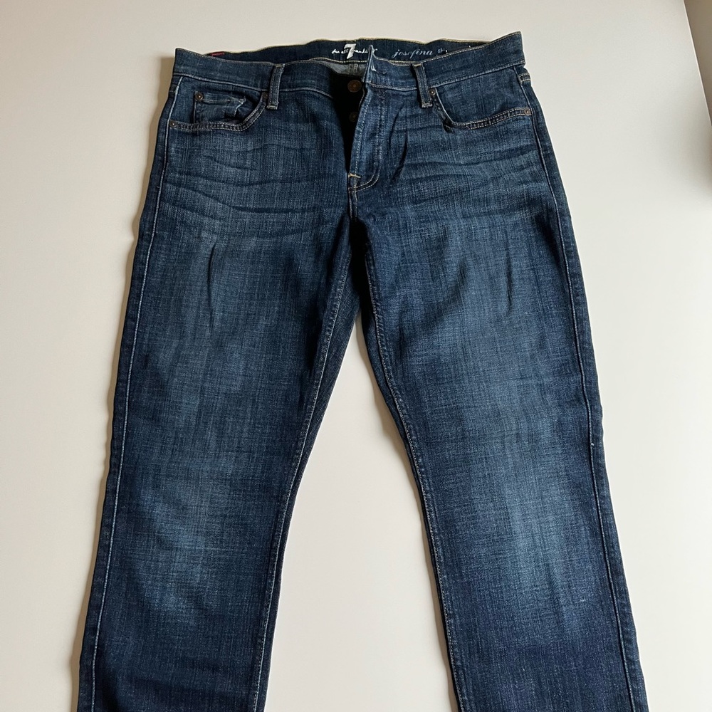 7 For All Mankind Josefina Skinny Boyfriend Jeans